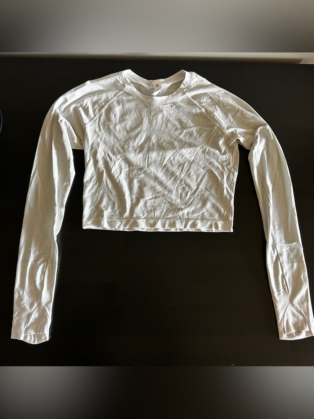 Swiftly Tech Cropped Long-Sleeve Shirt 2.0 - white/white (Size 8)